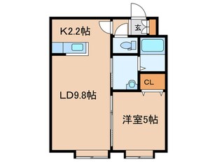 レユシール七番館の物件間取画像